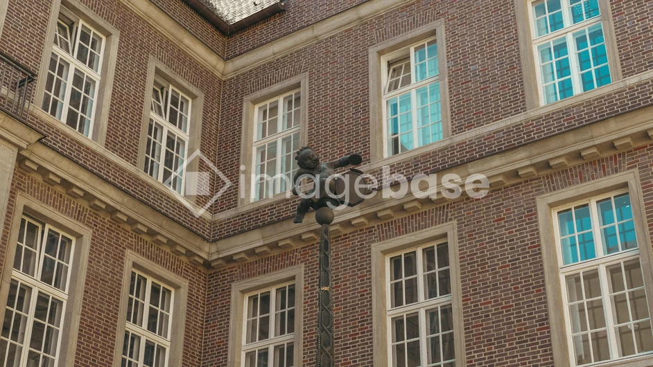 Historic Brick Building Facade