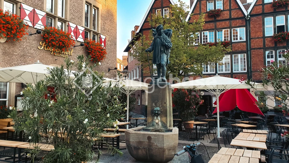 Charming European Courtyard