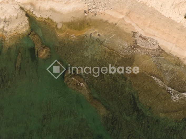 Aerial View of Coastal Waters