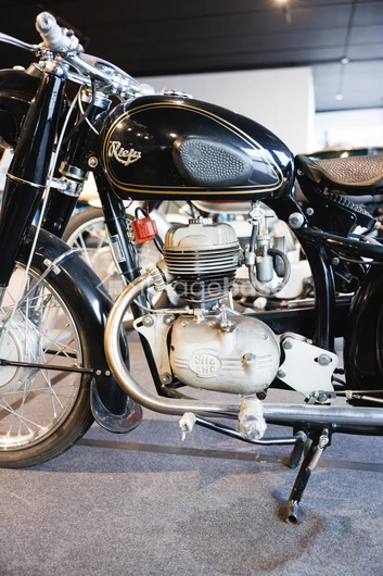 Vintage Motorcycle Display