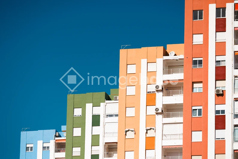 Colorful Apartment Buildings