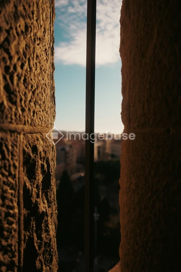 Glimpse Through Ancient Walls