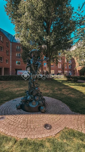 Urban Sculpture in a Park