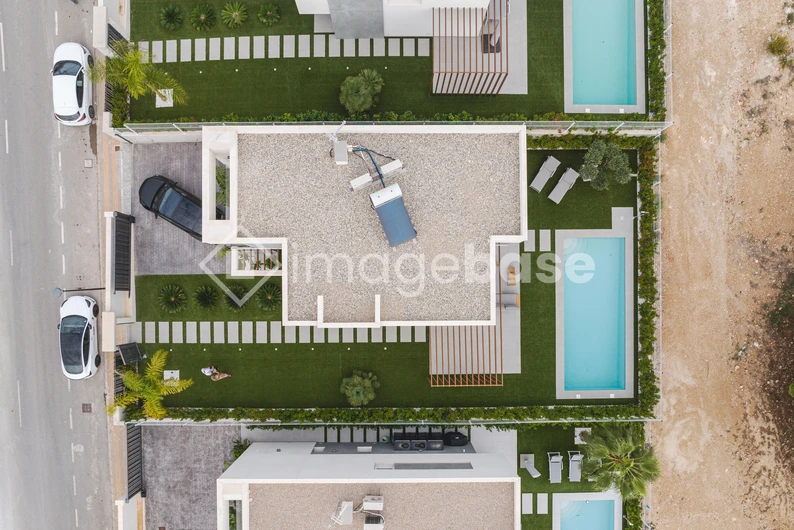 Modern House with Pools
