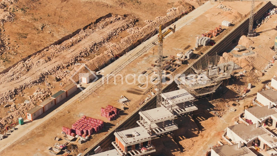Construction Site Aerial View