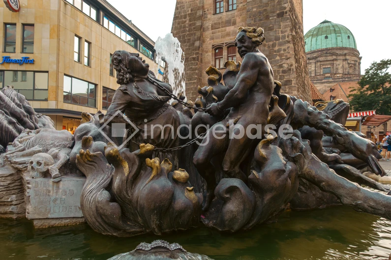 Historic Fountain Scene