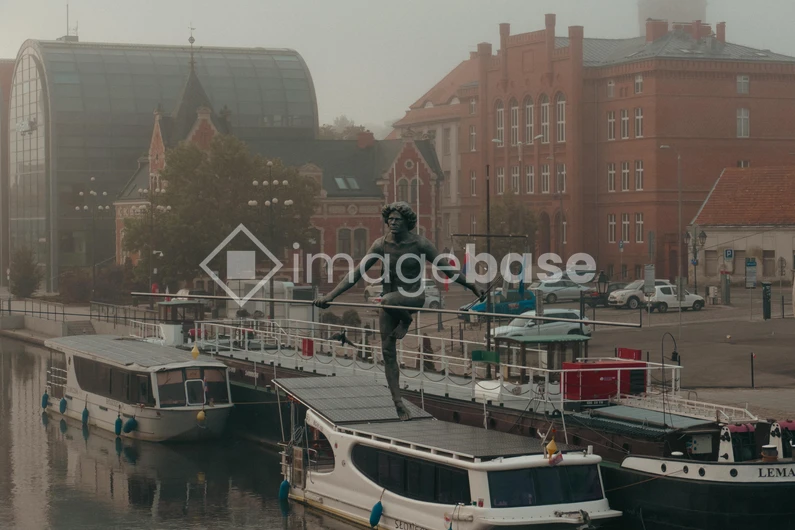 Misty Riverside Stroll