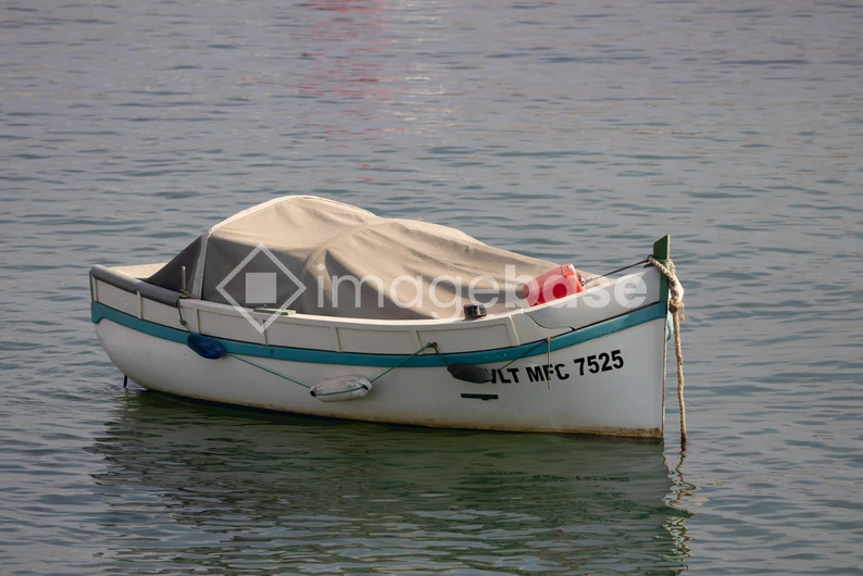 Serene Boat on Calm Waters