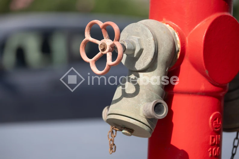 Industrial Hydrant Close-Up