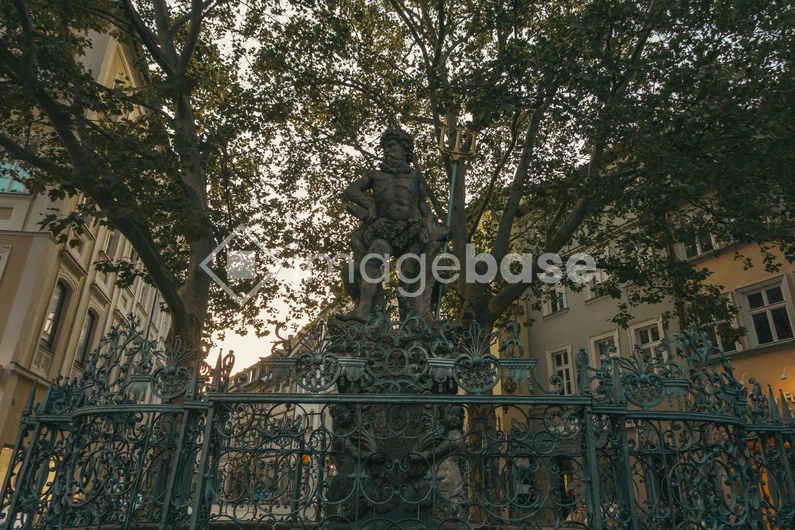 Historic Statue at Dusk