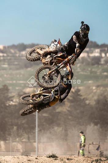 High-Flying Motocross Action