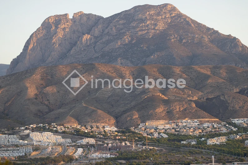 Mountainous Cityscape