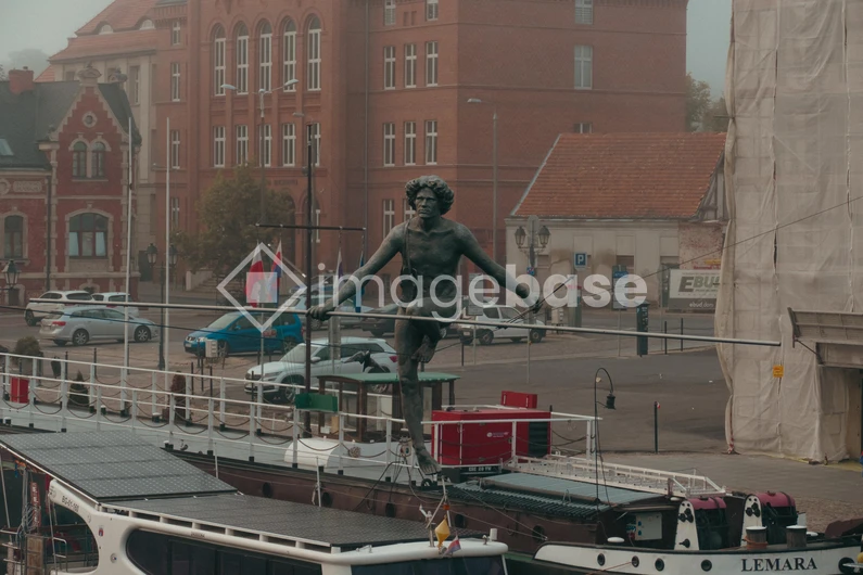 Statue by the Dock