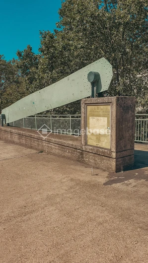 Sculpture and Walkway