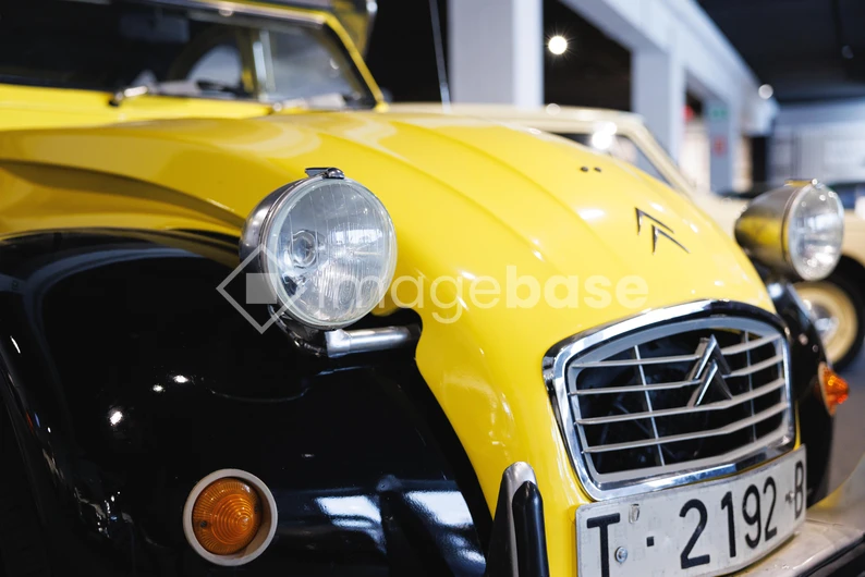 Vintage Yellow Car