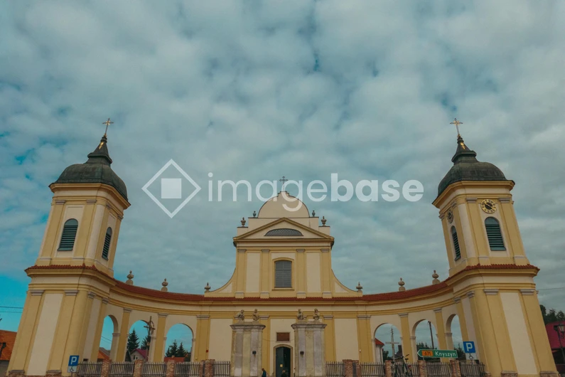 Historic Architecture under Cloudy Skies