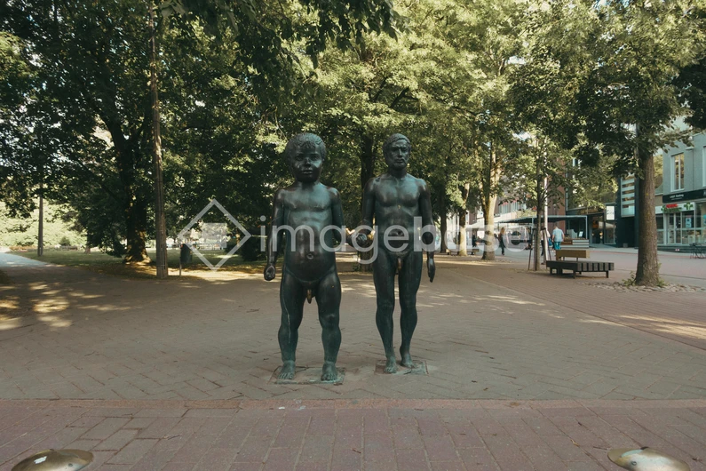 Urban Sculpture in Park Setting