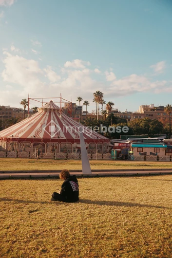 Sunny Day at a Fairground
