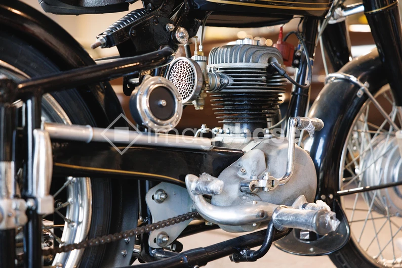 Vintage Motorcycle Engine