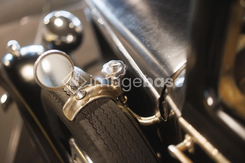 Vintage Automobile Close-Up