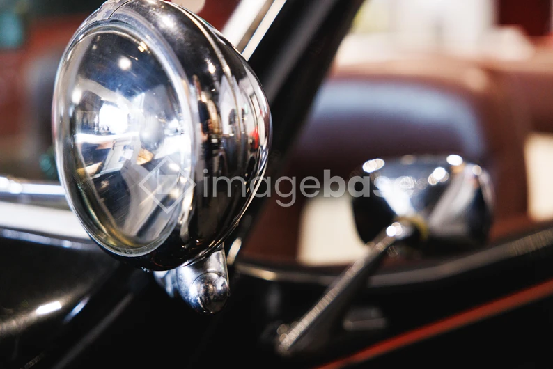 Vintage Car Headlamp