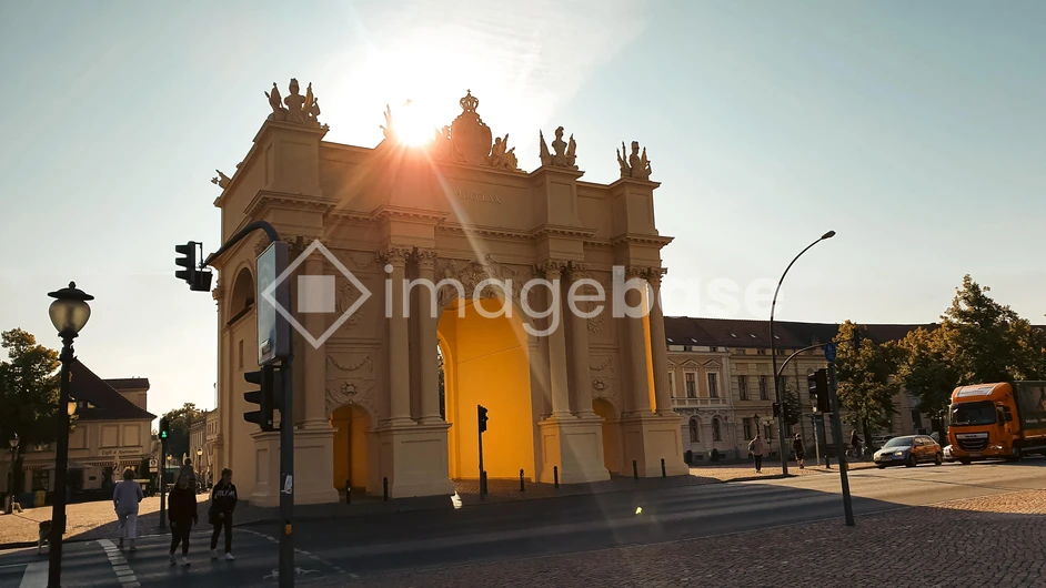 Historic Arch in Sunlight
