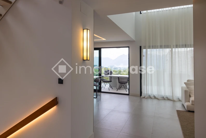 Modern Interior with Scenic View