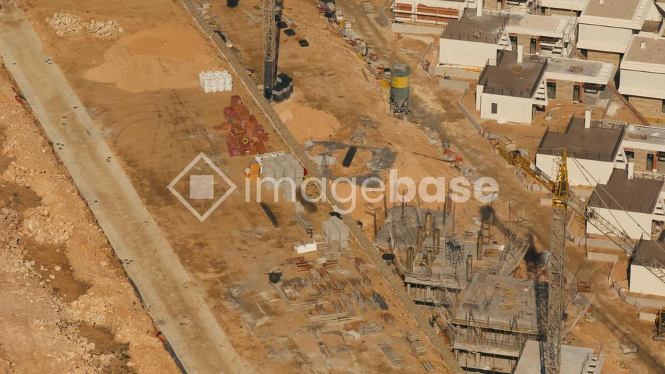 Construction Site Aerial View