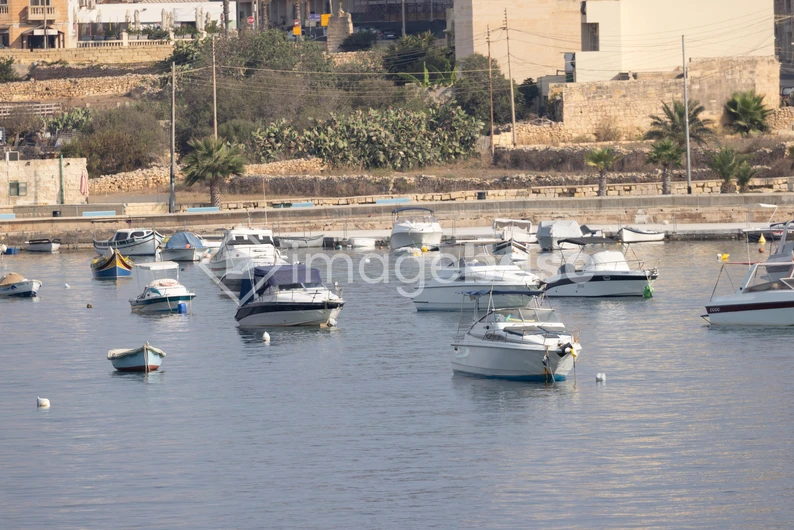 Boats in a Calm Harbor