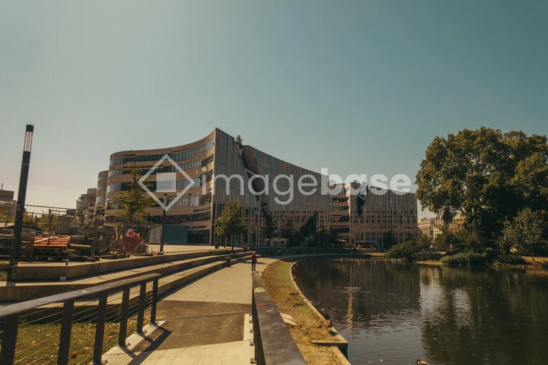 Modern Building by Riverside
