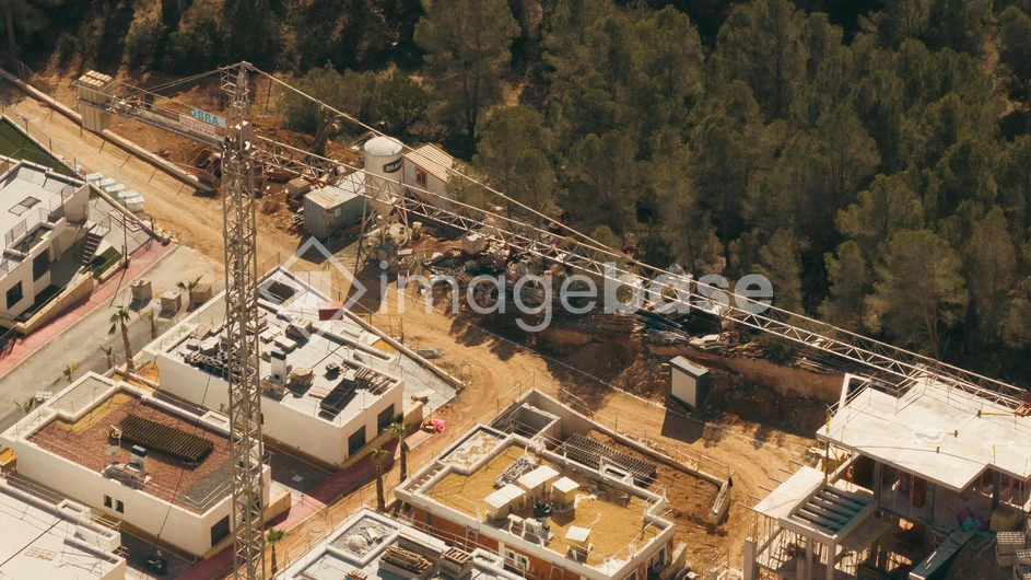 Construction Site Aerial View