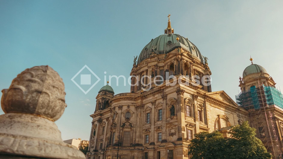 Historic Cathedral under Blue Sky