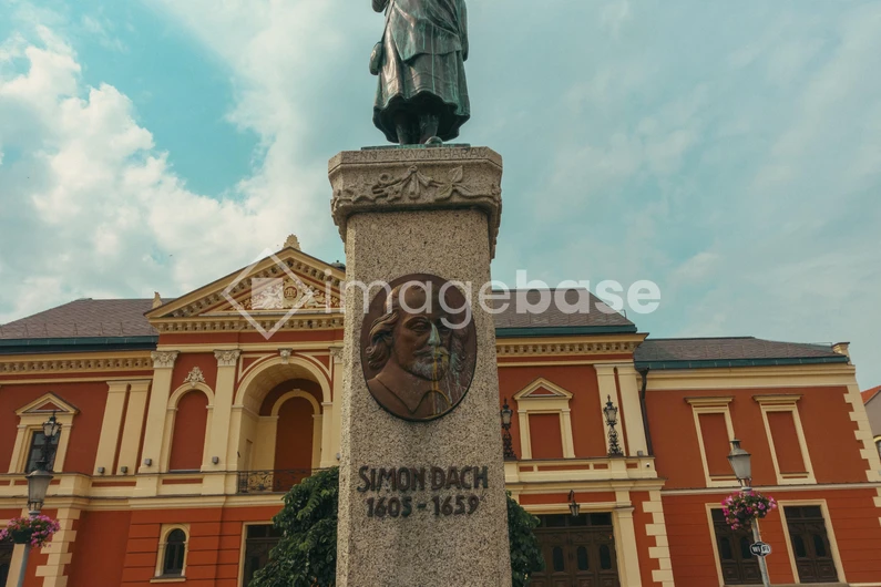Historic Statue and Architecture