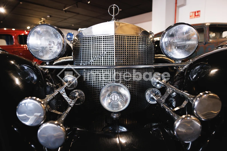 Classic Car Front View