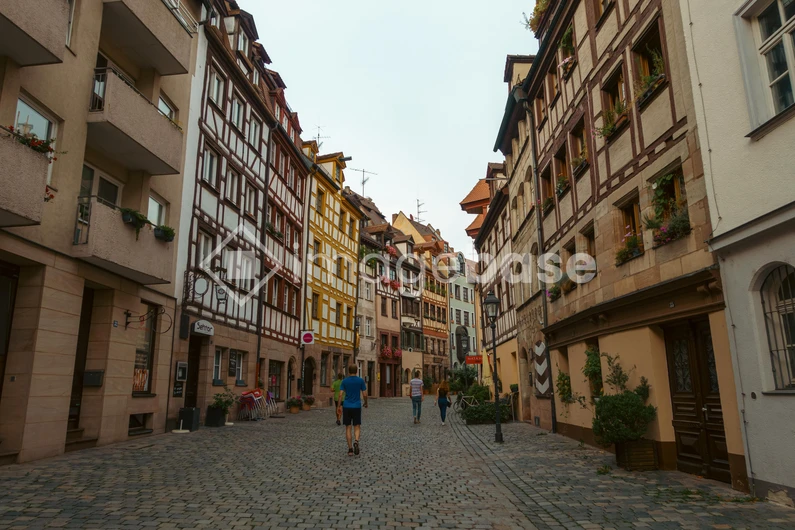 Charming European Street