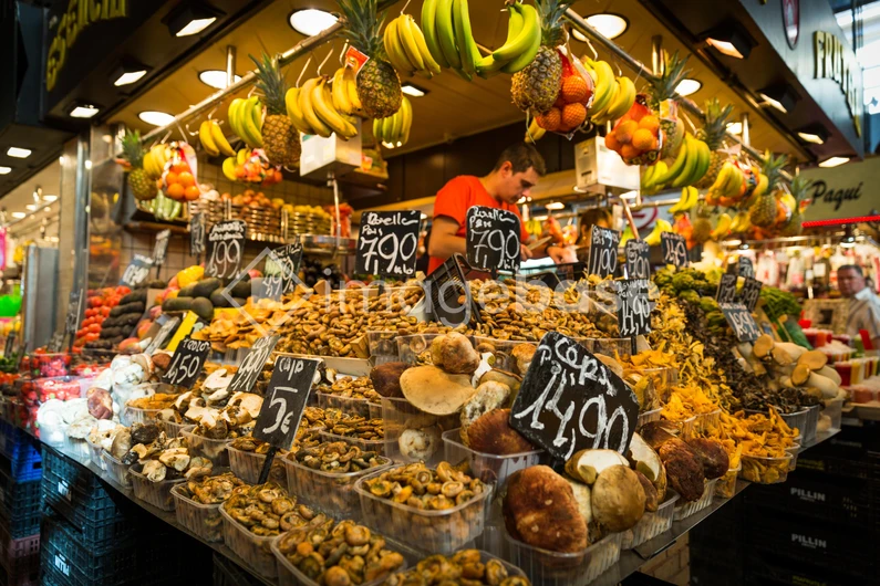 Vibrant Market Display