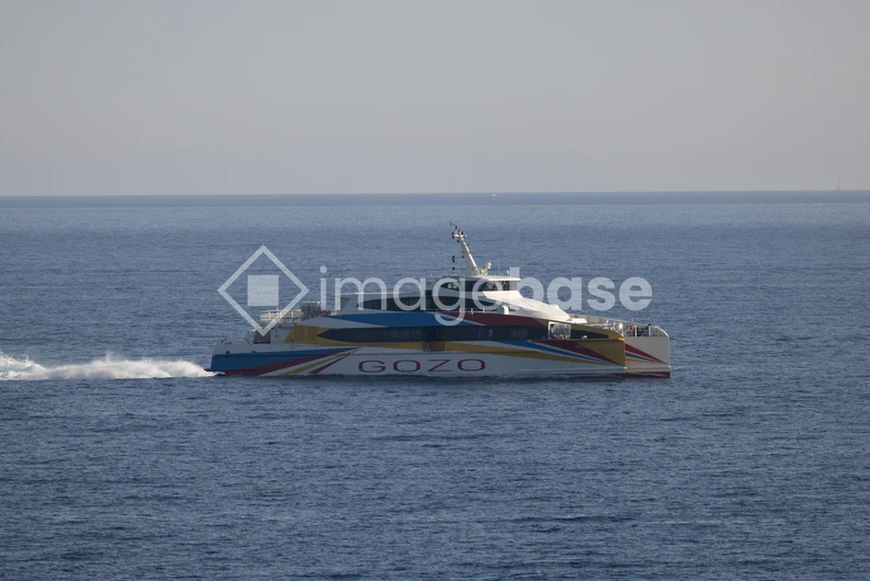 Ferry on the Open Sea