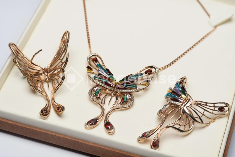 Elegant Butterfly Jewelry Set