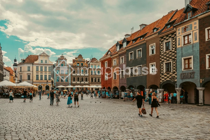 Historic Square in Europe