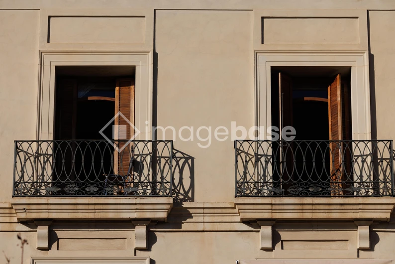 Elegant Balcony Facade