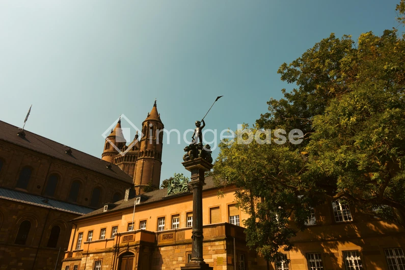 Historic Architecture and Lush Foliage