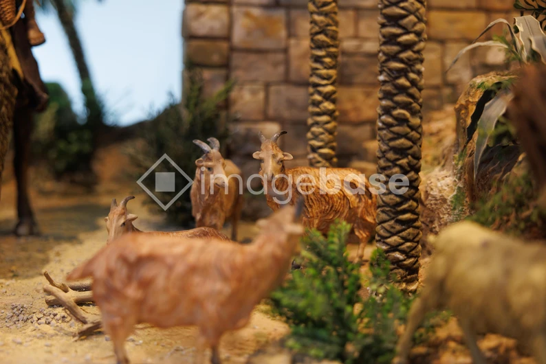 Rustic Scenery with Goats
