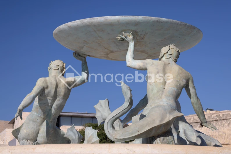 Sculpture of Tritons