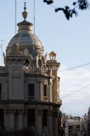 Historical Building at Sunset
