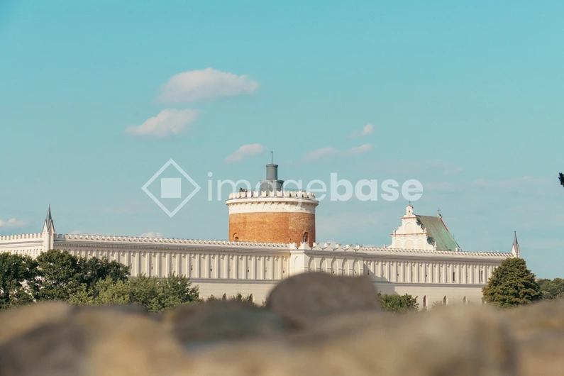 Historic Fortress Under Blue Sky