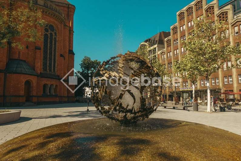 Sculpture in Urban Square