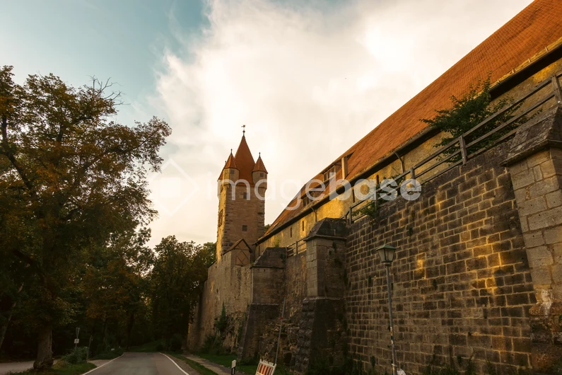 Historical Castle Wall