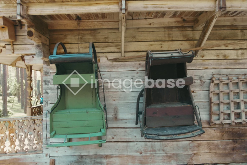 Rustic Wooden Sleighs