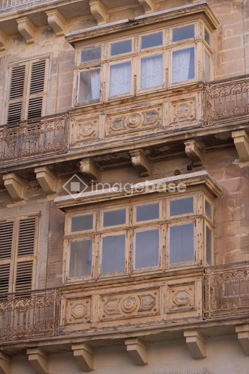 Weathered Building Facade