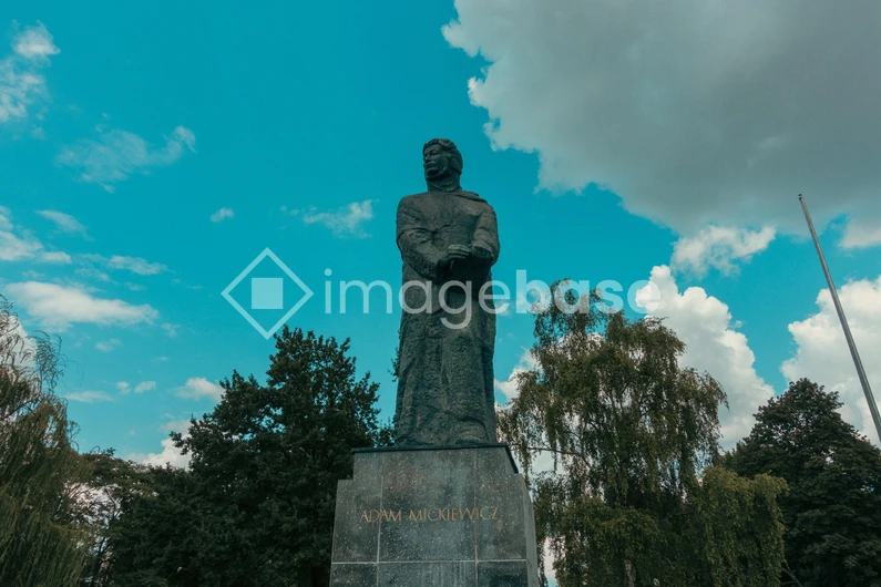 Statue in Park Setting